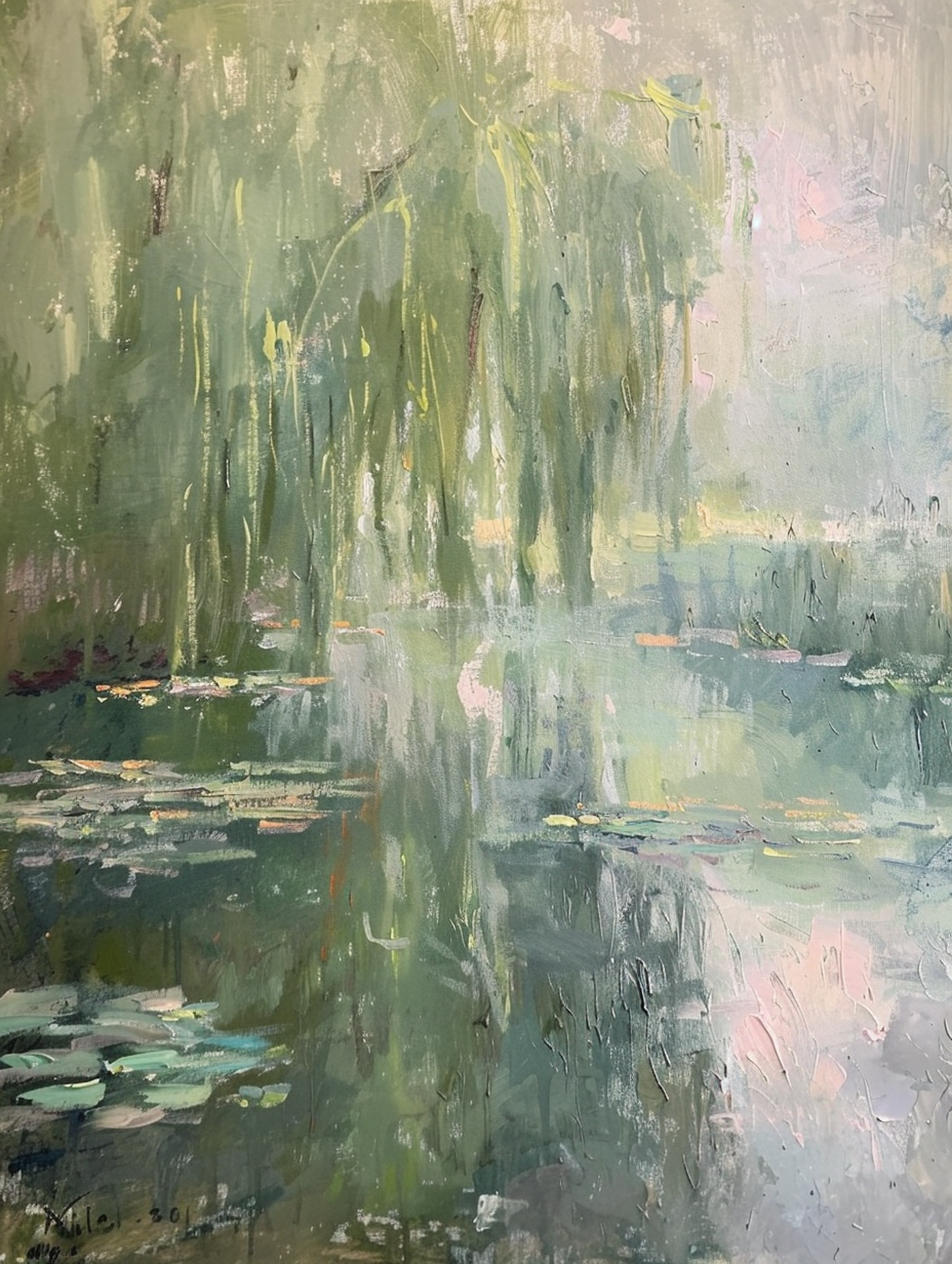Still Water With Dynamic Strokes