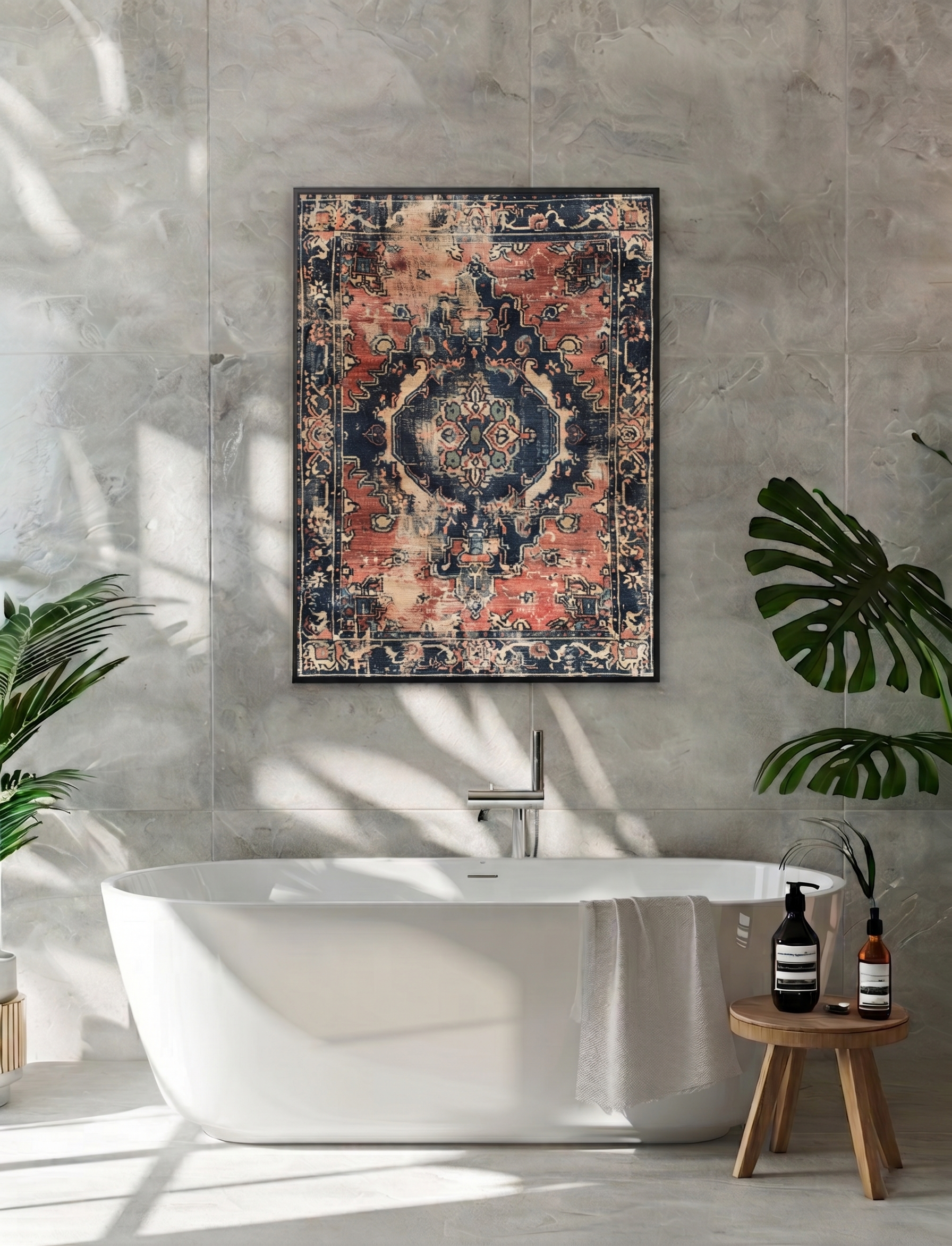 Persian Floral in Crimson